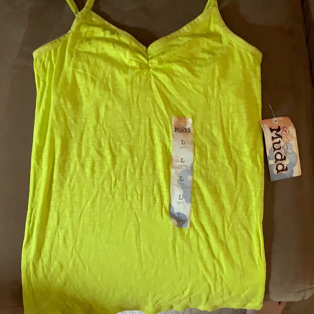 Mudd large green tank top